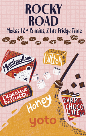 Baking with Yoto - Rocky Road